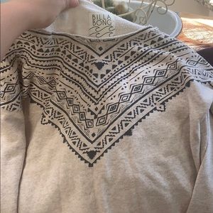 Long sleeve sweatshirt shirt